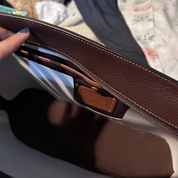 Coach Dark Brown Laptop Bag - Picture 3 of 5